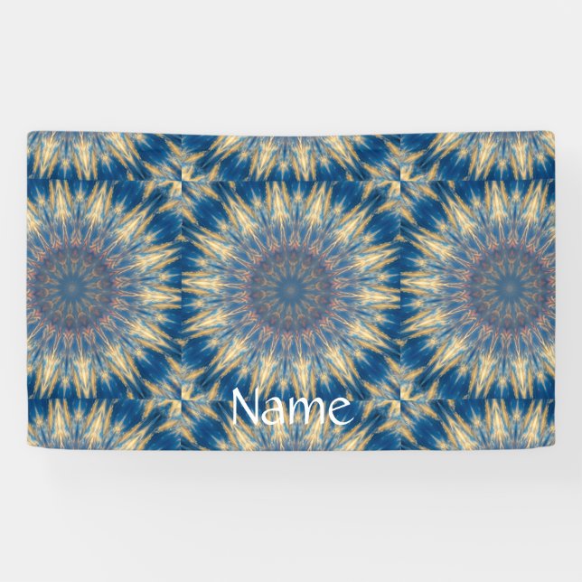 Blue Chakra Kaleidoscope Thunder_Cove Banner (Horizontal)