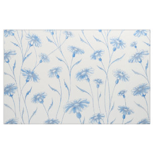 Blue Chamomile Fabric