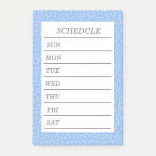 Blue Character Custom Evening Wear Post-it Notes