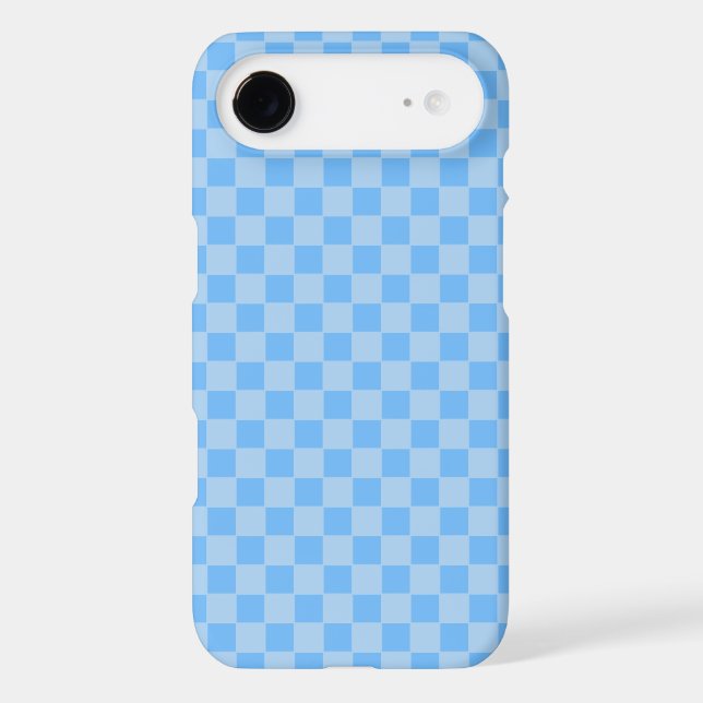  Blue checkered pattern  (Back)