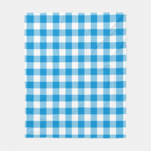Blue Checkered Square Seamless Pattern