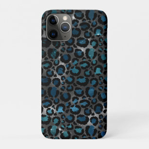 Blue Cheetah Spots Starry Night Space Astrology Case-Mate iPhone Case