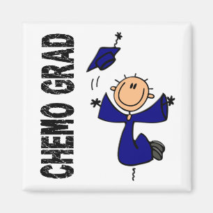 Blue CHEMO GRAD 1 (Colon Cancer) Magnet