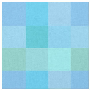 Blue chequerboard pattern fabric