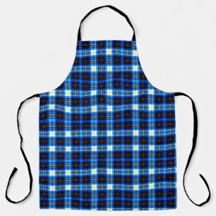 Blue Chequered Apron