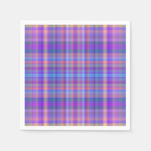 Blue Chequered Seamless Pattern Napkin