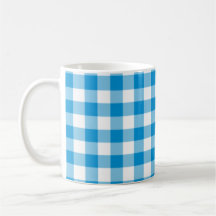 Blue Chequered Square Seamless Pattern