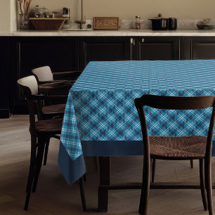 Blue Chequered Tablecloth Classic Tartan Country