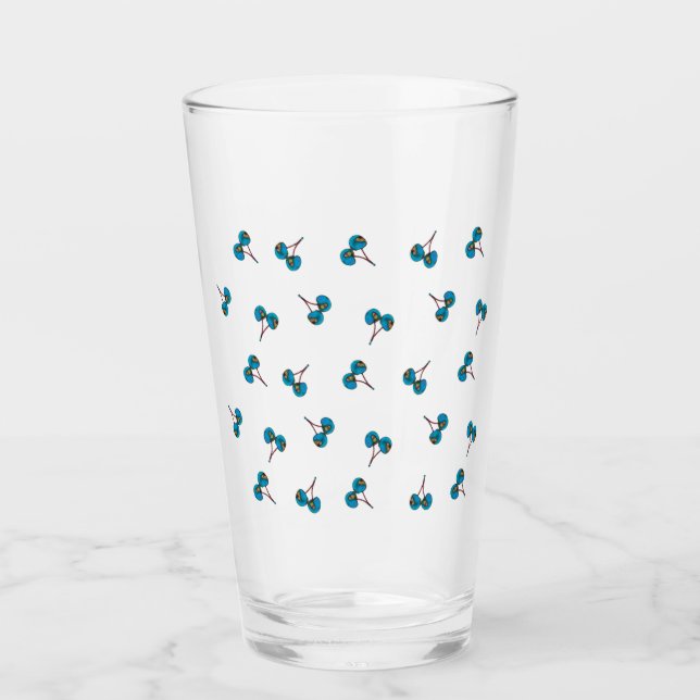 Blue Cherry Glass (Front)