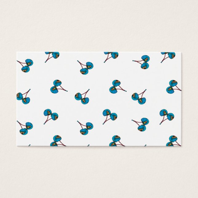 Blue Cherry Pattern (Front)