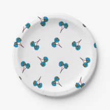 Blue Cherry Pattern