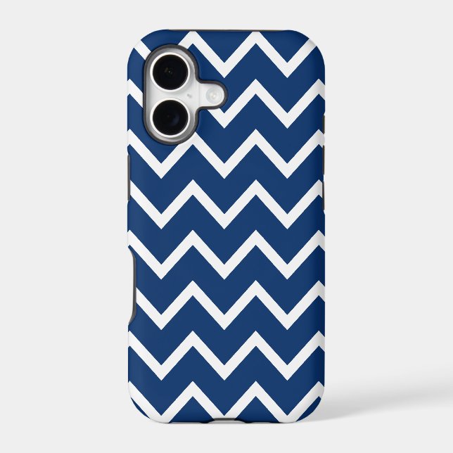 Blue Chevron iPhone 5/5S Case (Back)