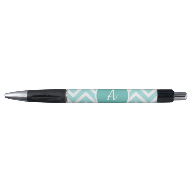 Blue chevron monogram (Front)