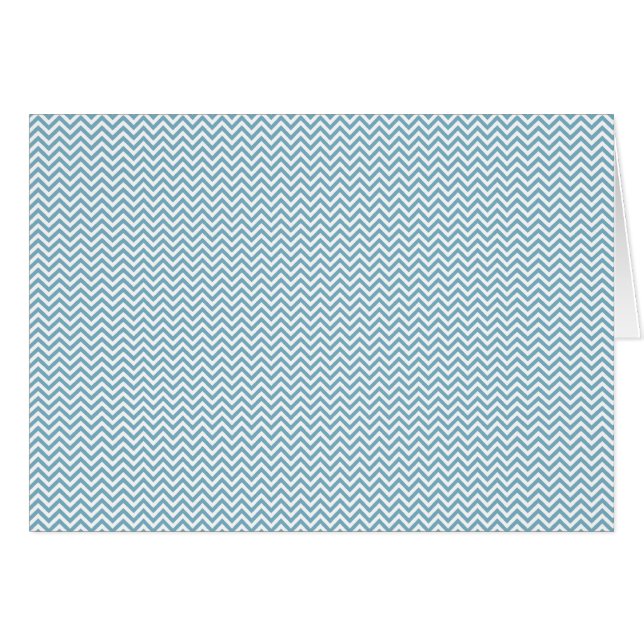 Blue Chevron with Monogram (Front Horizontal)