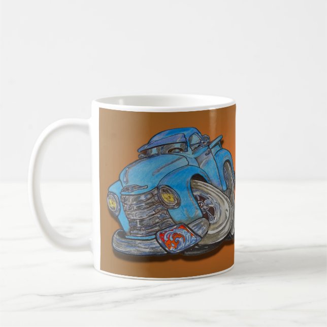 Blue Chevy Truck Coffee Mug (Left)