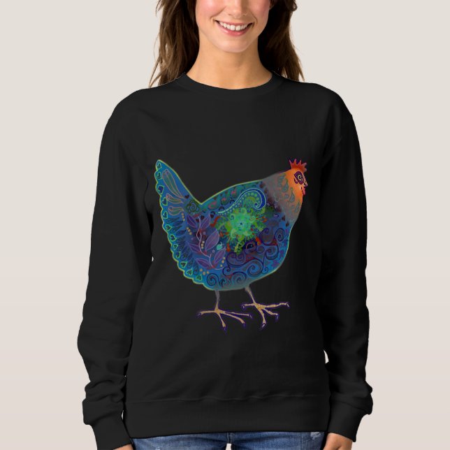 Blue Chicken   Sweatshirt (Front)