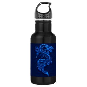 Blue Chinese Dragon 532 Ml Water Bottle