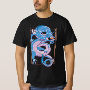 Blue Chinese Dragon T-Shirt