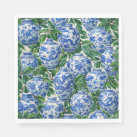 Blue Chinese Porcelain Ginger Jar