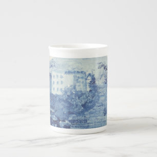 Blue Chinoiserie Bone China Mug