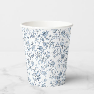 Blue Chinoiserie Paper Cups