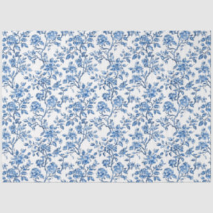 Blue Chinoiserie Pattern Tissue Paper