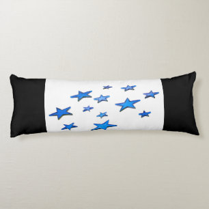 Blue Christmas Decorations Body Cushion