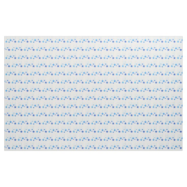 Blue Christmas Decorations Fabric (Yard)