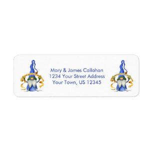 Blue Christmas Gnomes Merry Christmas New Year