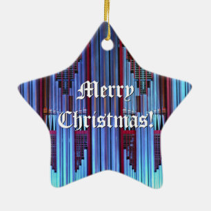 Blue Christmas ornament