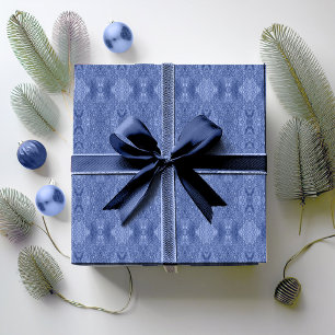 Blue Christmas Pattern#32 ID1009 Wrapping Paper