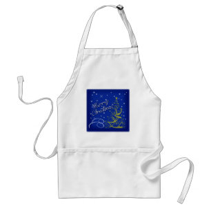 Blue Christmas Standard Apron