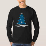 Blue Christmas Tree Shirt Classic Holiday Tree Top<br><div class="desc">Christmas Shirt Festive Holiday Long Sleeve Shirts Blue Christmas Shirts & Gifts for Men Women Boys Girls and Baby Christmas Tree T-shirts & Nondenominational Holiday Gifts Art & Design by Kim Hunter See www.kimhunter.ca for many more Christmas and Holiday Shirts & Gifts Online.</div>