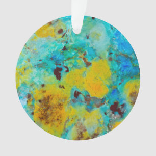 Blue Chrysocolla Jasper Ornament