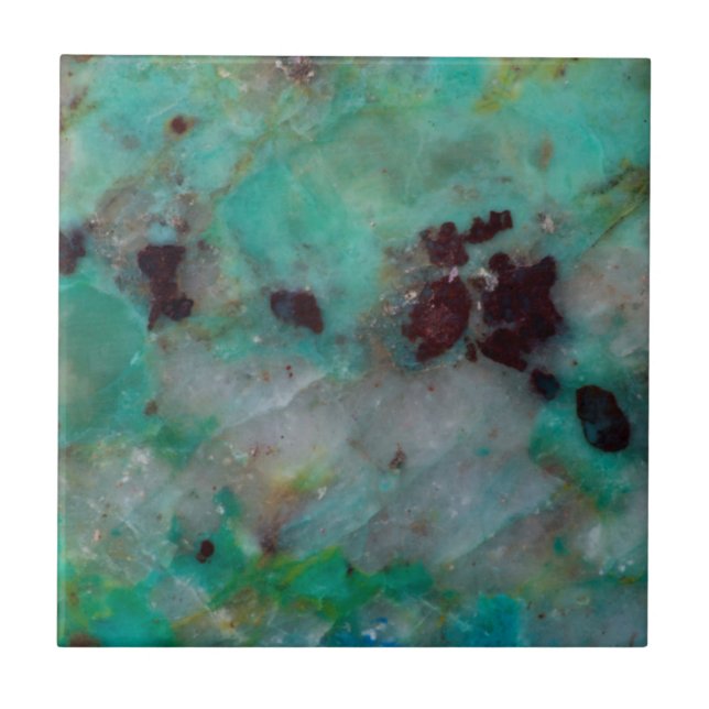 Blue Chrysocolla Jasper Tile (Front)