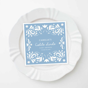 Blue Cielito Lindo Boy Baby Shower  Napkin