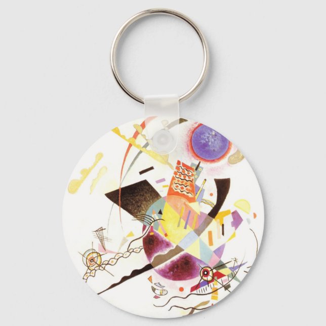 Blue Circle Key Ring (Front)