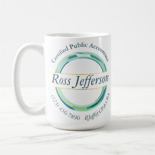 Blue Circle Logo Coffee Mug