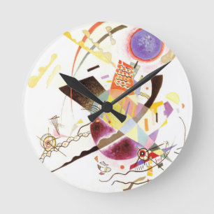Blue Circle Round Clock