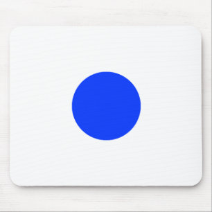 Blue Circle Square CircleTrans-3 The MUSEUM Zazzle Mouse Pad
