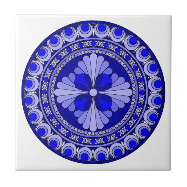 Blue circle tile (Front)