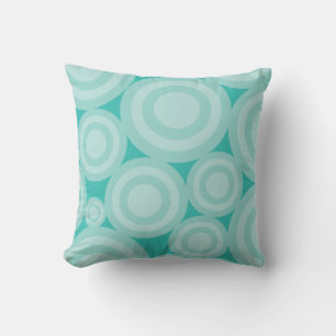 Blue Circles American MOJO Pillow