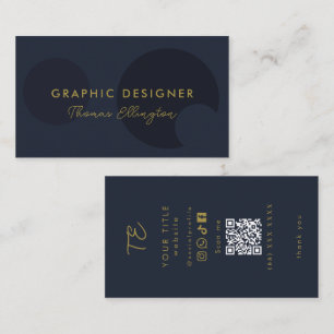 Blue Circles Business Card