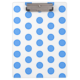 Blue Circles Clipboard