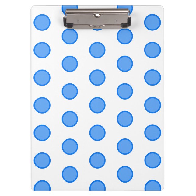 Blue Circles Clipboard (Front)