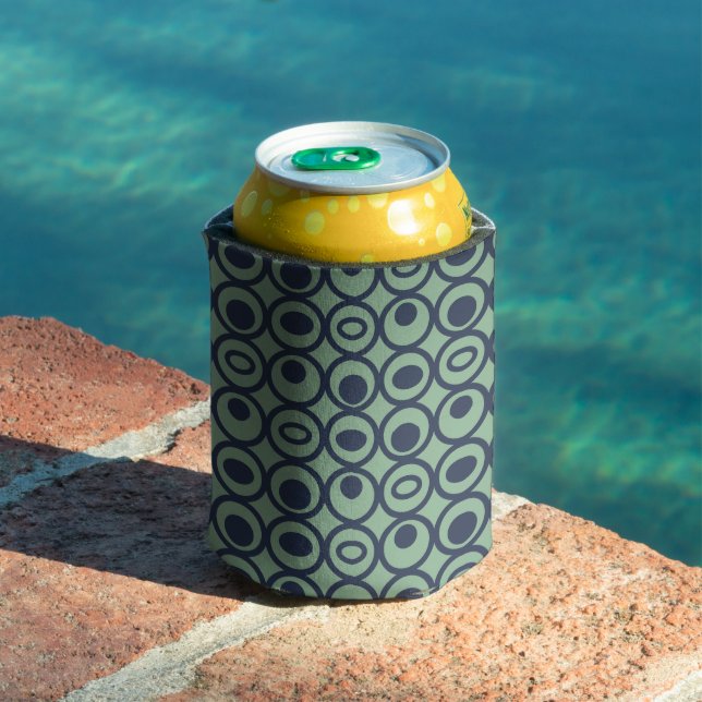 Blue Circles in Circles Can Cooler (In Situ Pool)