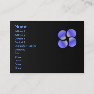 Blue Circles Profile Card