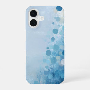 Blue Circles & Trees Case-Mate iPhone Case