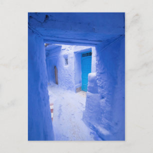 Blue City Alleyway Postcard