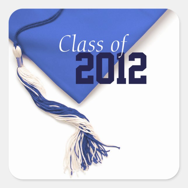 Blue Class of 2012 Sticker (Front)